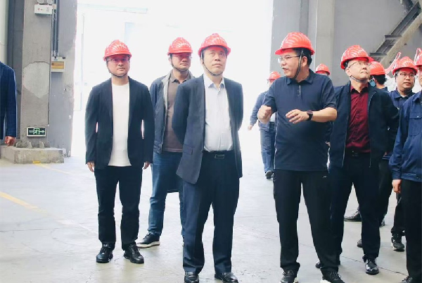 中陜核集團(tuán)黨委書(shū)記、董事長(zhǎng)朱華平一行到中陜核新材...